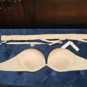 Victoria's Secret Tan Strapless Bra